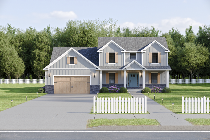 Craftsman Style House Plan - 3 Beds 2.5 Baths 2207 Sq/Ft Plan #1089-7