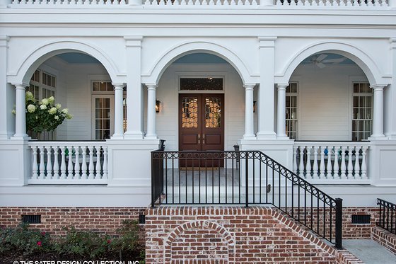 Interior - Entry for Classical House Plan #930-460 - 3 bed, 4.5 bath