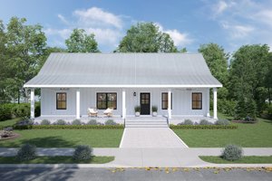 Farmhouse Exterior - Front Elevation Plan #44-263