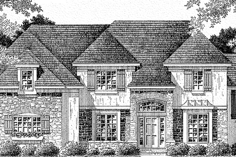 Dream House Plan - Country Exterior - Front Elevation Plan #328-258