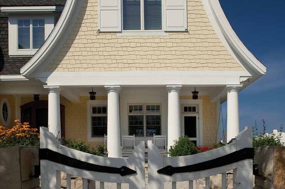 Exterior - Front Elevation 6 for Colonial House Plan #928-179 - 5 bed, 5.5 bath