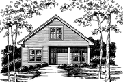 Country Style House Plan - 2 Beds 1 Baths 1110 Sq/Ft Plan #30-235 