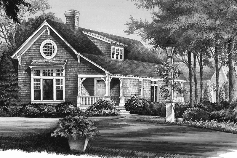 Home Plan - Exterior - Front Elevation 1 for Colonial House Plan #137-324 - 3 bed, 2.5 bath