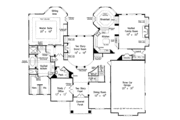 European Style House Plan - 4 Beds 3.5 Baths 4682 Sq/Ft Plan #927-175 Floor 