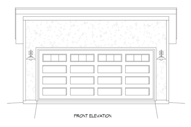 Architectural House Design - Exterior - Front Elevation 3 for Contemporary House Plan #932-224, 0 bath