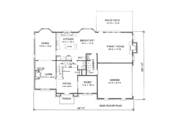 European Style House Plan - 3 Beds 2.5 Baths 3591 Sq/Ft Plan #10-203 