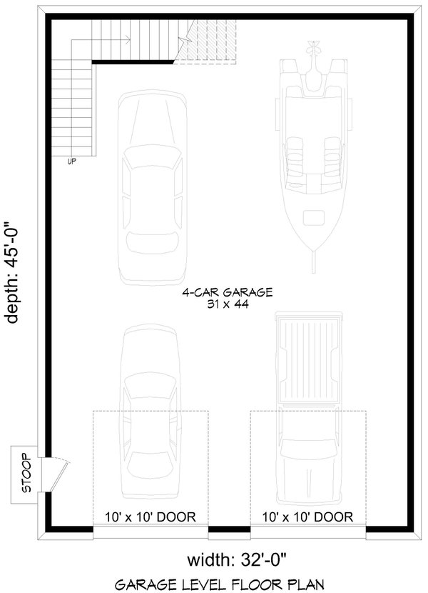 House Design - Craftsman Floor Plan - Main Floor Plan #932-1048
