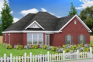 Traditional Exterior - Front Elevation Plan #20-334