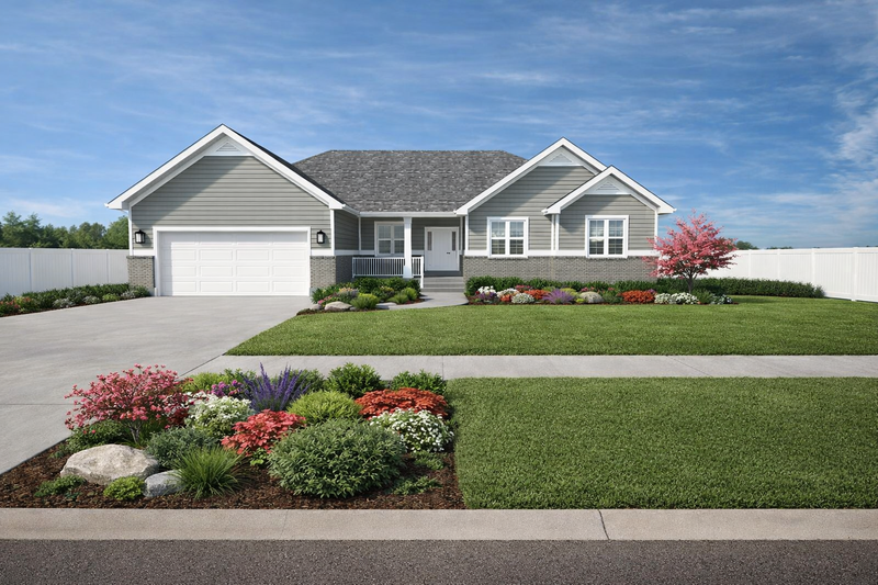 Dream House Plan - Ranch Exterior - Front Elevation Plan #1060-433