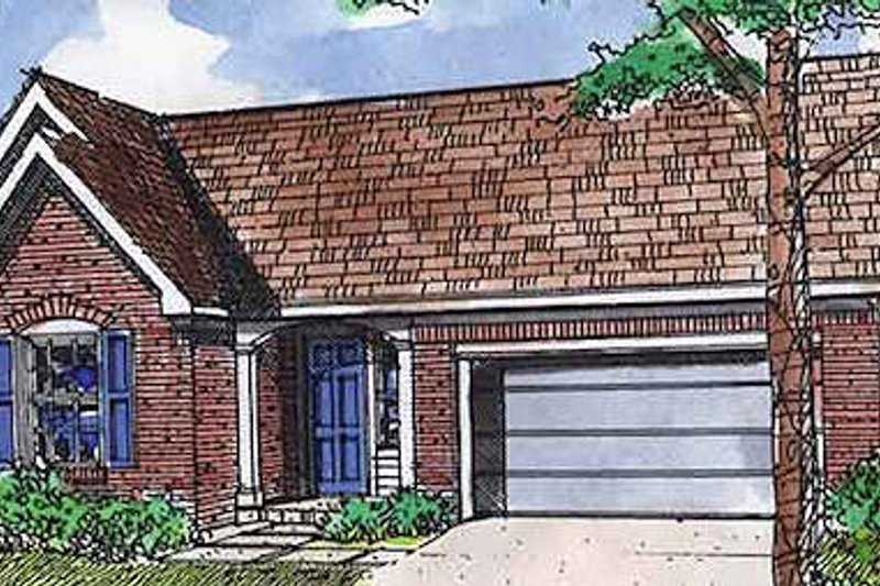 Dream House Plan - Traditional Exterior - Front Elevation Plan #320-410
