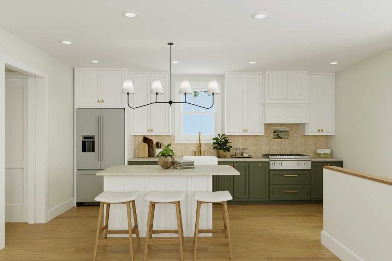 Home Plan - Interior - Kitchen 1 for Craftsman House Plan #461-99 - 1 bed, 1 bath