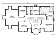 European Style House Plan - 4 Beds 2.5 Baths 3520 Sq/Ft Plan #138-147 
