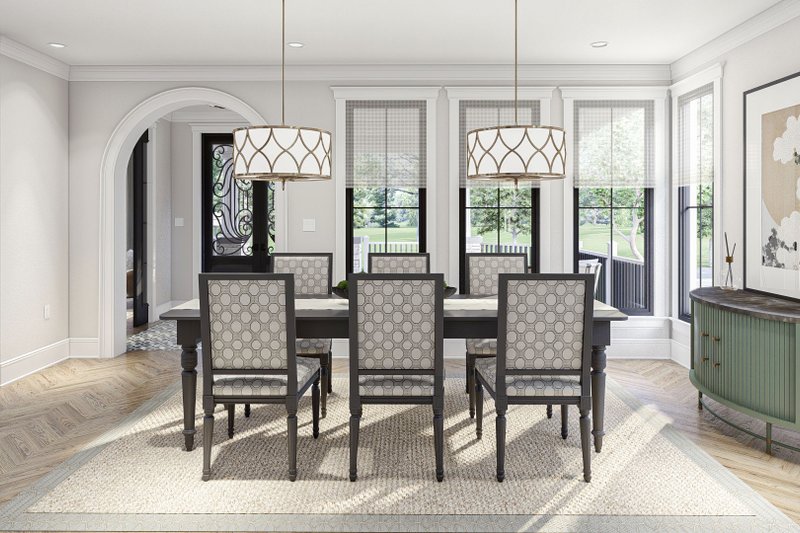 Home Plan - Interior - Dining Room for Modern House Plan #455-638 - 3 bed, 2.5 bath