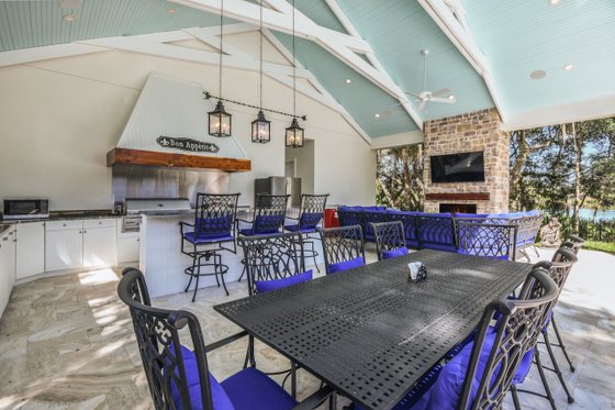 Exterior - Outdoor Living 2 for Colonial House Plan #1058-222 - 4 bed, 5.5 bath