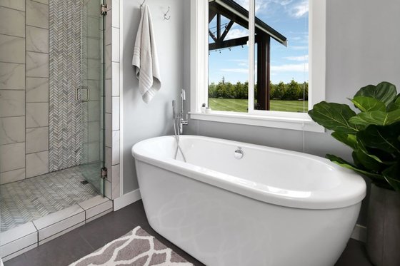 Interior - Master Bathroom 1 for Farmhouse House Plan #1070-10 - 3 bed, 2.5 bath