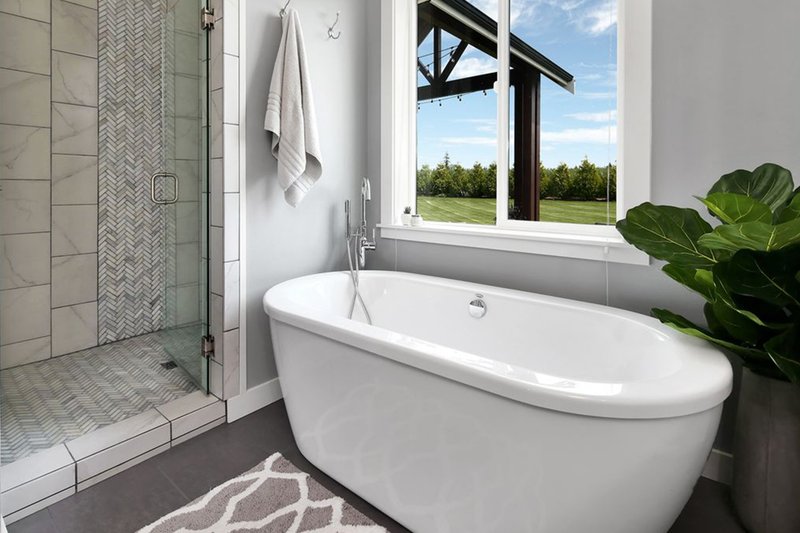 Architectural House Design - Interior - Master Bathroom 1 for Farmhouse House Plan #1070-10 - 3 bed, 2.5 bath