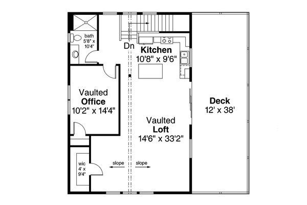 House Blueprint - Craftsman Floor Plan - Upper Floor Plan #124-1133