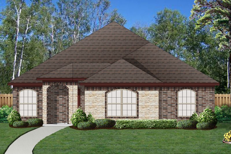 Dream House Plan - Traditional Exterior - Front Elevation Plan #84-587