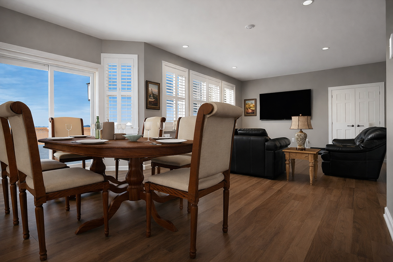 House Blueprint - Interior - Dining Room 1 for Ranch House Plan #1060-439 - 3 bed, 2.5 bath