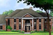 Classical Style House Plan - 4 Beds 4.5 Baths 4790 Sq/Ft Plan #67-627 