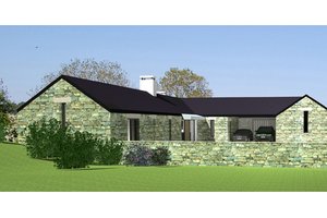 Modern Exterior - Front Elevation Plan #520-7