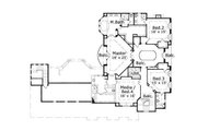 European Style House Plan - 4 Beds 3.5 Baths 5507 Sq/Ft Plan #411-657 