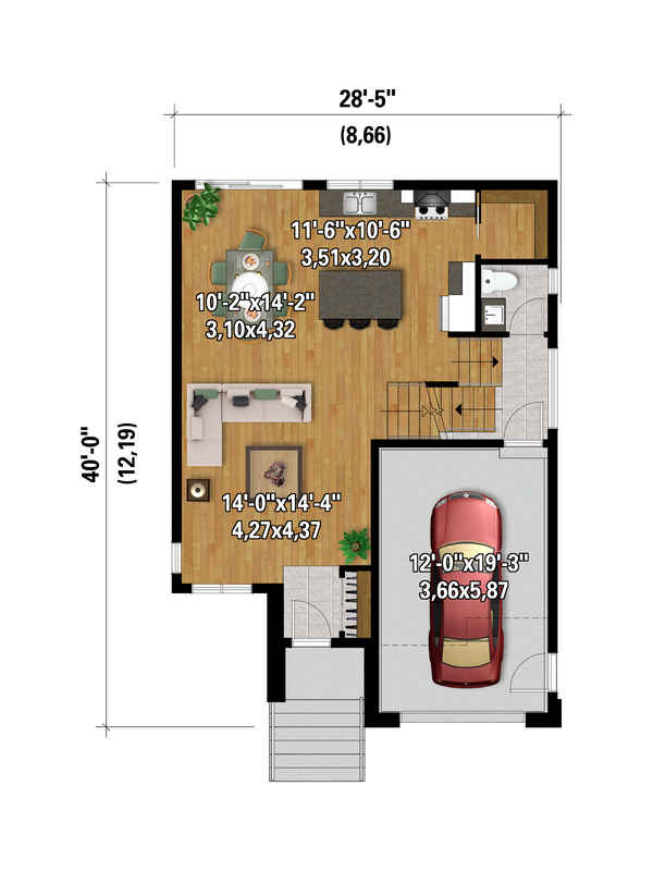 Dream House Plan - Farmhouse Floor Plan - Main Floor Plan #25-4977