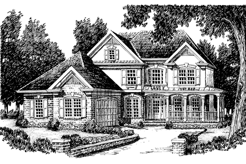 Home Plan - Exterior - Front Elevation 6 for Country House Plan #927-88 - 5 bed, 4 bath