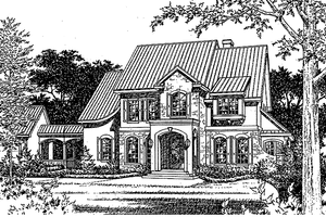 Dream House Plan - Exterior - Front Elevation for Colonial House Plan #472-297 - 4 bed, 4 bath