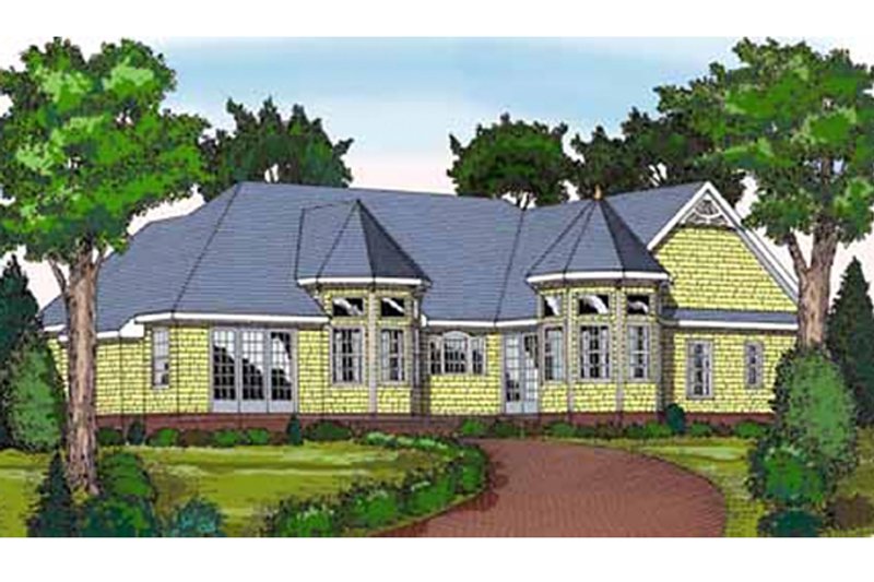 Home Plan - Exterior - Rear Elevation 1 for Country House Plan #314-272 - 3 bed, 2 bath
