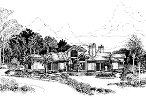 Dream House Plan - Traditional Exterior - Front Elevation Plan #1007-12