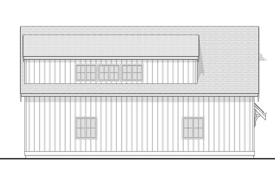 Exterior - Other Elevation 1 for Farmhouse House Plan #1114-48 - 1 bed, 1 bath