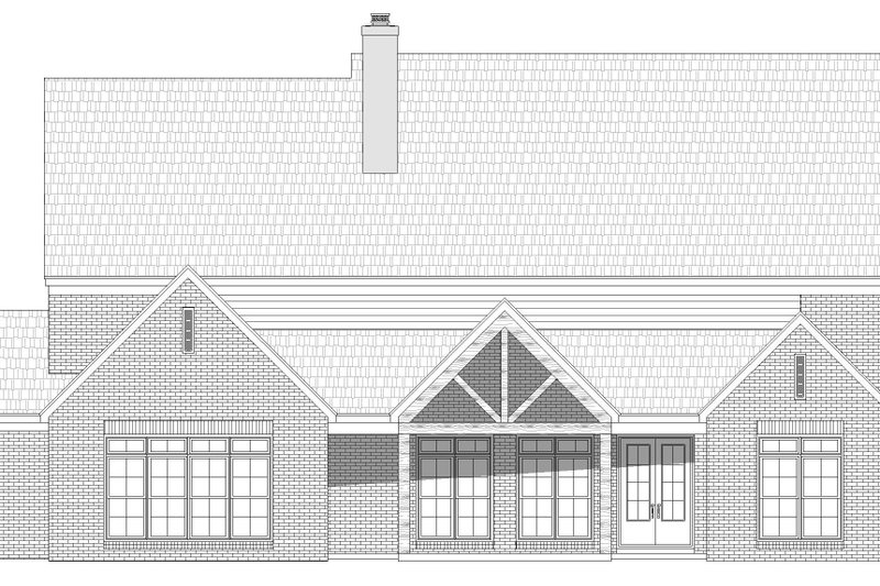 Dream House Plan - Exterior - Rear Elevation for Country House Plan #932-122 - 5 bed, 4.5 bath