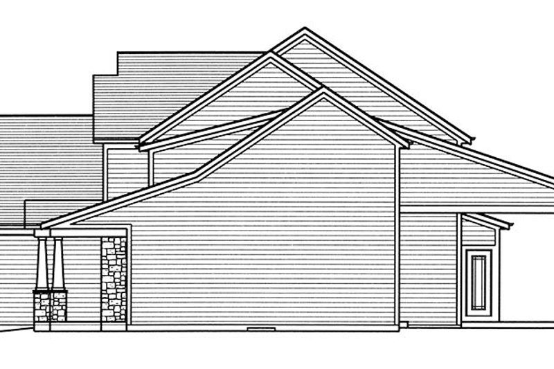 Architectural House Design - Exterior - Other Elevation for Craftsman House Plan #46-859 - 4 bed, 3.5 bath