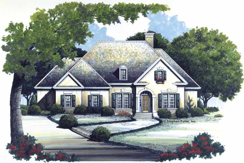 Dream House Plan - Traditional Exterior - Front Elevation Plan #429-122
