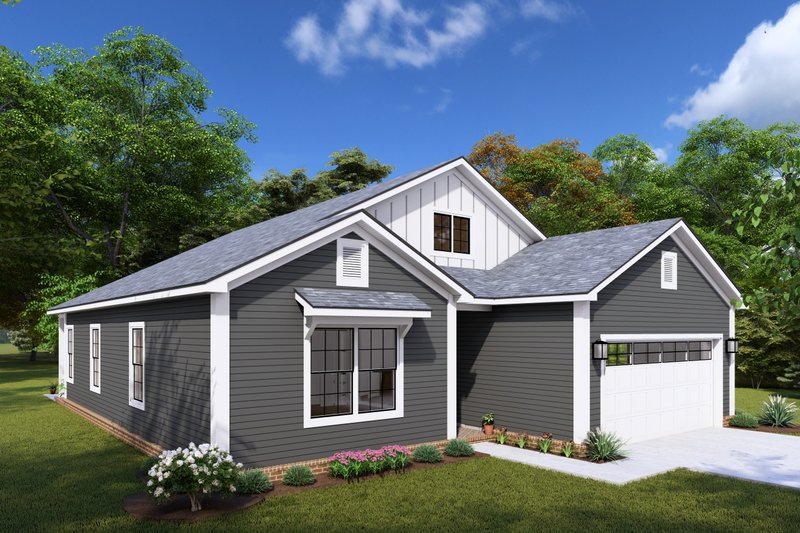 Architectural House Design - Exterior - Other Elevation 2 for Cottage House Plan #513-2240 - 3 bed, 2 bath