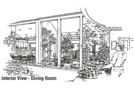 Exterior - Other Elevation for Modern House Plan #57-266 - 3 bed, 2 bath