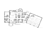 European Style House Plan - 4 Beds 3 Baths 3080 Sq/Ft Plan #928-217 