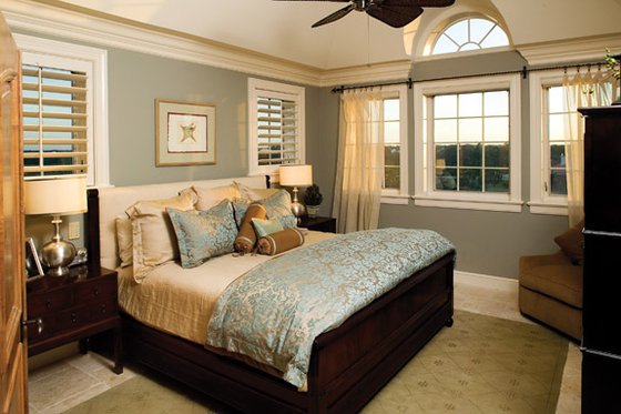 Interior - Bedroom for Mediterranean House Plan #929-900 - 5 bed, 6.5 bath