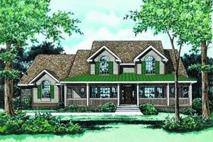 Traditional Exterior - Front Elevation Plan #20-1030
