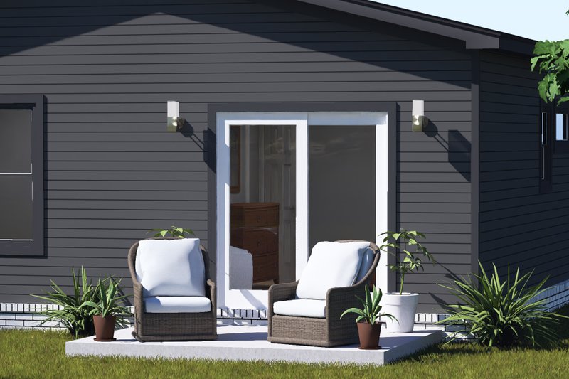 Home Plan - Exterior - Other Elevation 3 for Modern House Plan #513-2495 - 3 bed, 2 bath