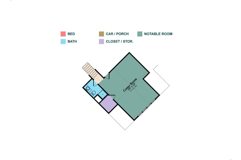 Home Plan - Floor Plan - Upper Floor for European House Plan #63-408 - 3 bed, 3 bath