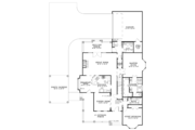 Colonial Style House Plan - 4 Beds 4 Baths 3063 Sq/Ft Plan #17-2859 