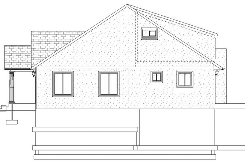 Architectural House Design - Exterior - Other Elevation for Traditional House Plan #1060-20 - 5 bed, 5 bath