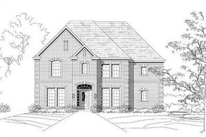 Colonial Exterior - Front Elevation Plan #411-346