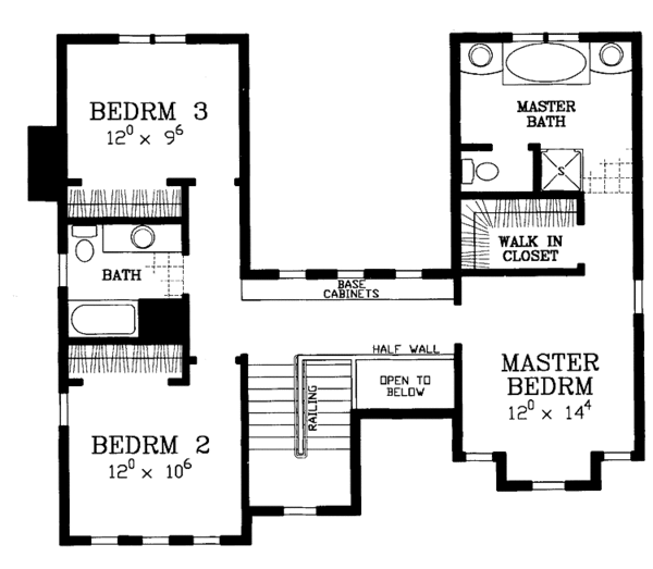 Dream House Plan - Prairie Floor Plan - Upper Floor Plan #72-1127