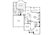 Traditional Style House Plan - 3 Beds 3.5 Baths 2809 Sq/Ft Plan #927-909 