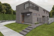 Modern Style House Plan - 2 Beds 2 Baths 2032 Sq/Ft Plan #497-53 