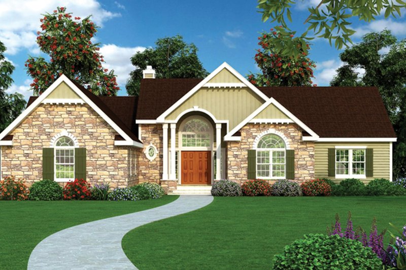 Dream House Plan - Exterior - Front Elevation 3 for Craftsman House Plan #314-289 - 3 bed, 2.5 bath