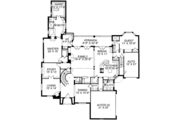 European Style House Plan - 5 Beds 4.5 Baths 5214 Sq/Ft Plan #141-149 